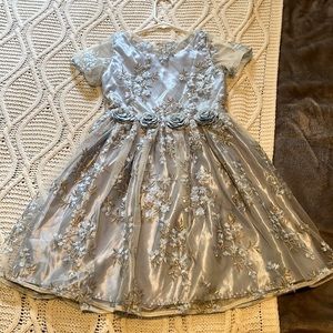 Light blue floral dress. Stunning dress! Amazing condition.